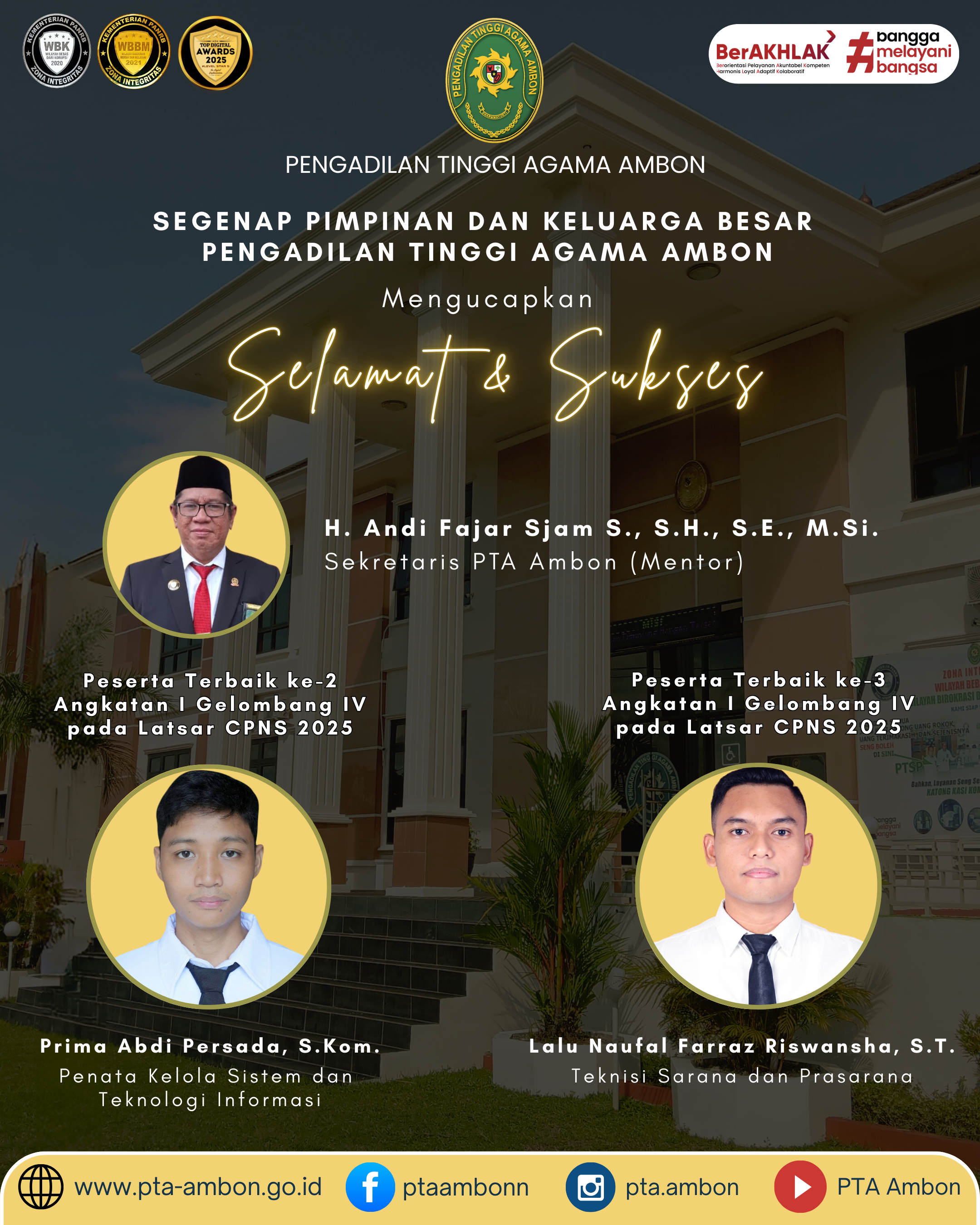 Peserta Terbaik Latsar CPNS 2025