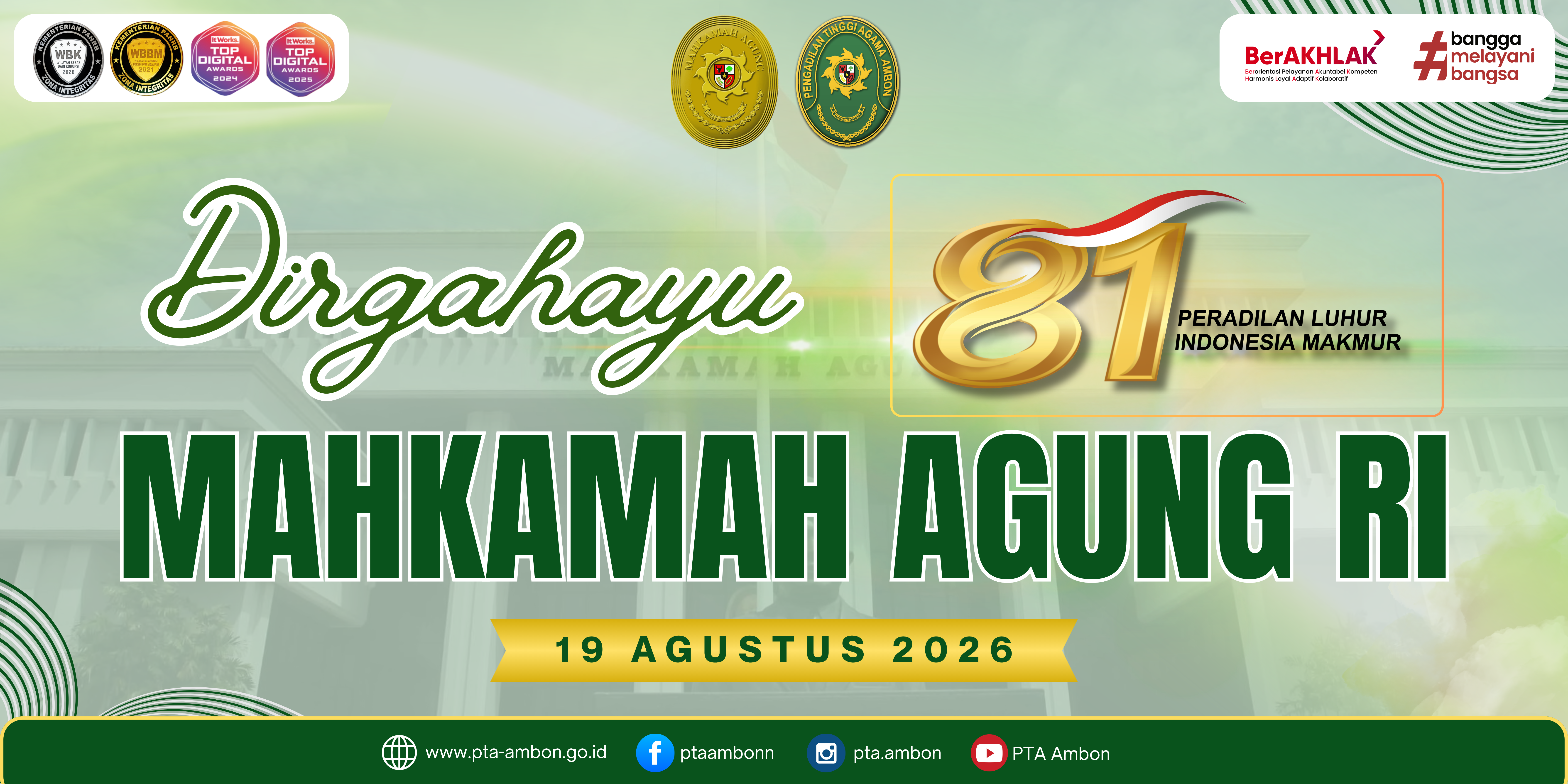 HUT Mahkamah Agung RI ke 81